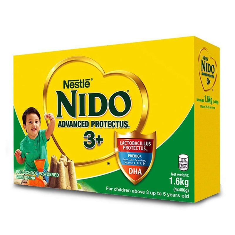 Nido Baby Food Nido Growing Up Milk 3+ With Prebiotics 1.6Kg