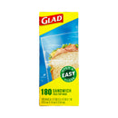 Glad Fold-Top Sandwich Bags 180's