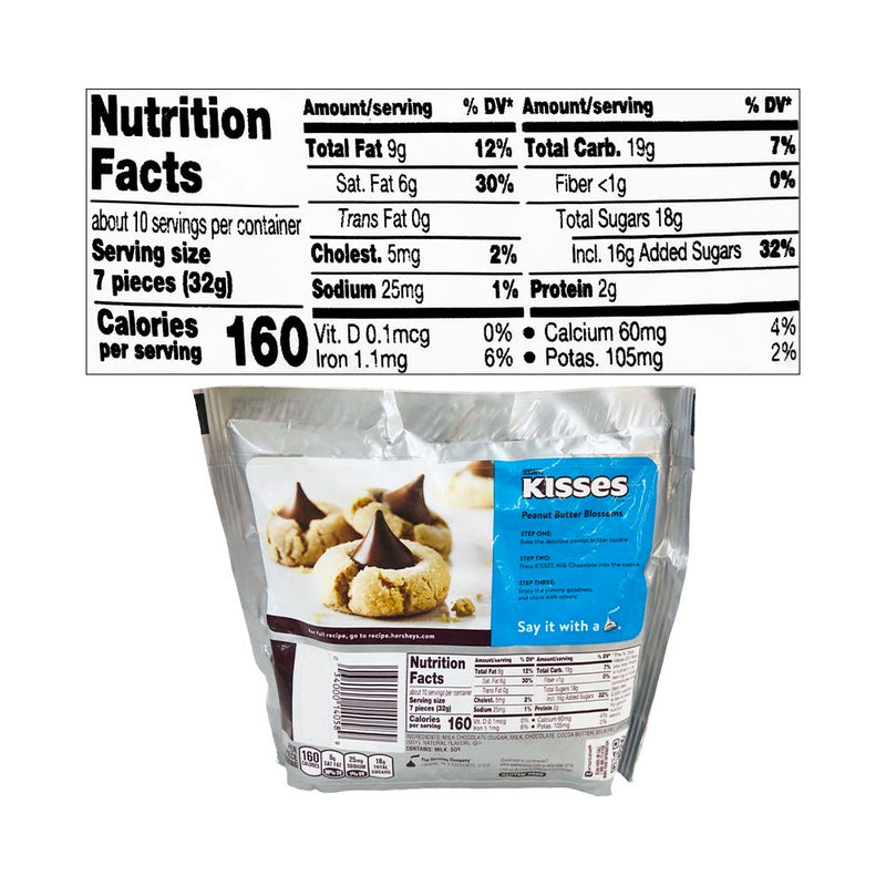 Hershey's Kisses Milk Chocolate 306g (10.8oz)