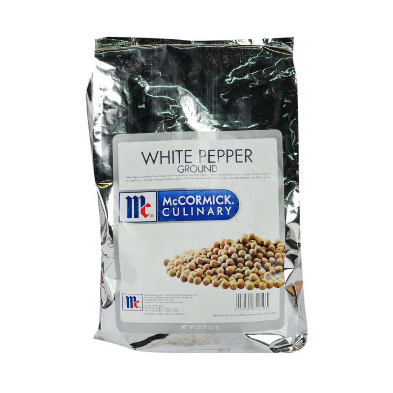 McCormick Ground White Pepper 1kg