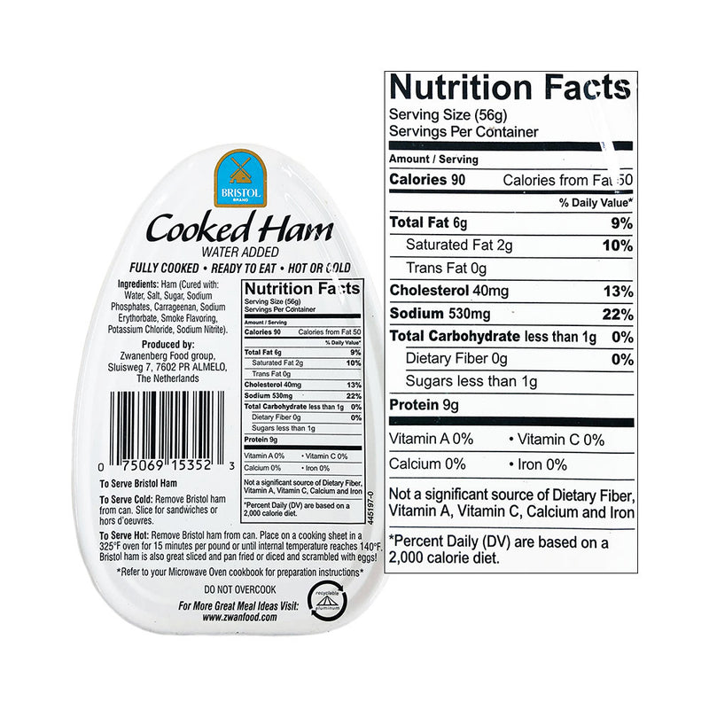 Bristol Cooked Ham 325g