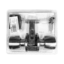 Geo Kwikset door knob lockset back view