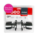 Geo Kwikset Con Llave Keyed Door Knob Lockset