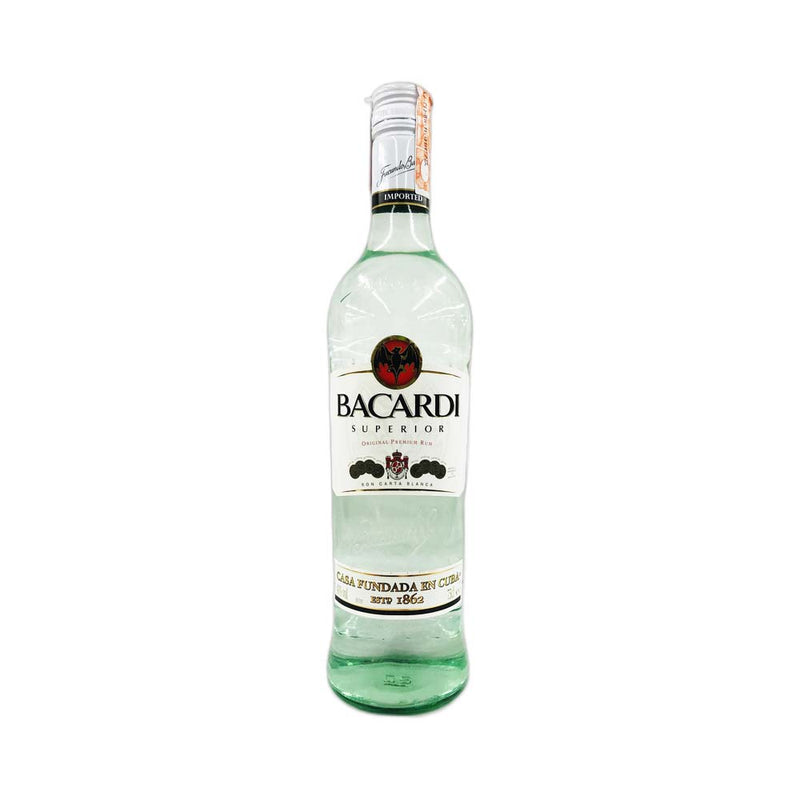 Bacardi Superior White Rum Santiago de Cuba 750ml