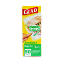 Glad Zipper Sandwich Bags 50's