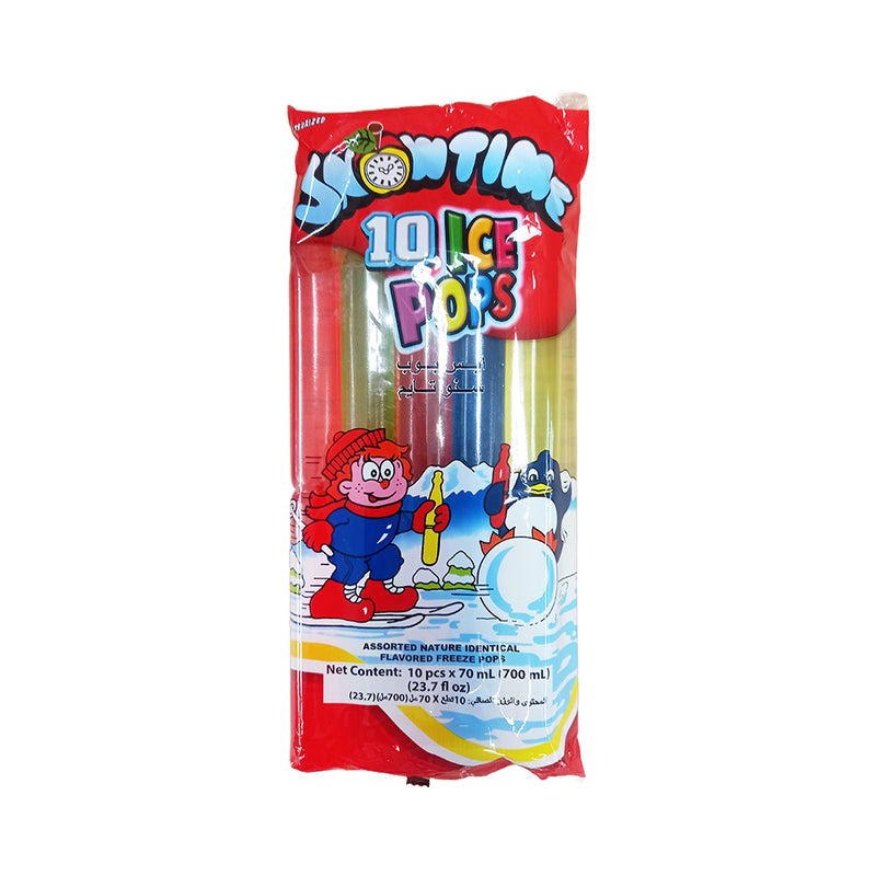 Snowtime Ice Pop Assorted 70ml x 10's