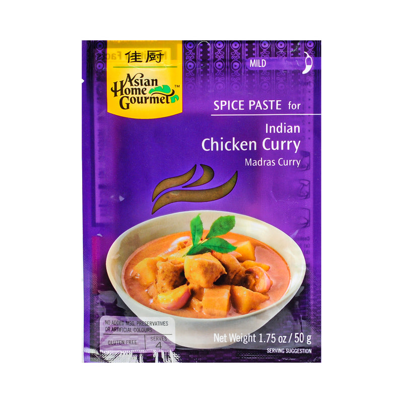 Asian Home Gourmet Indian Chicken Curry Spice Paste 50g