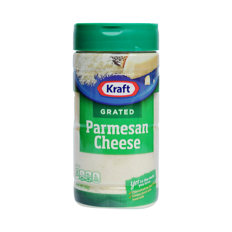 Kraft 100% Grated Parmesan Cheese 226g (8oz)