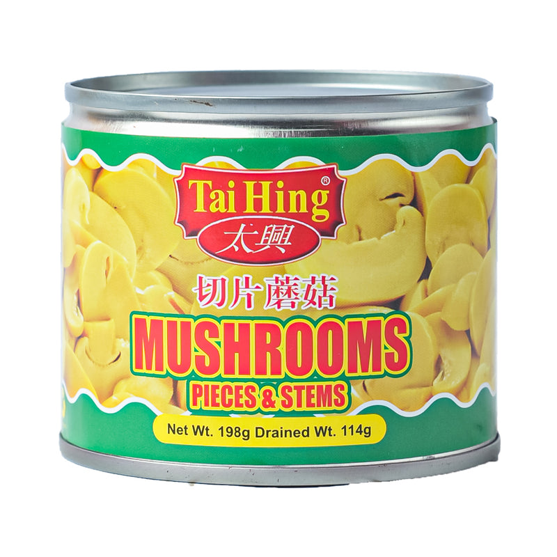 Tai Hing Mushrooms Pieces And Stems 198g