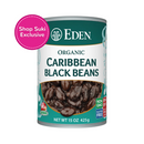 Eden Organic Caribbean Black Beans 425g