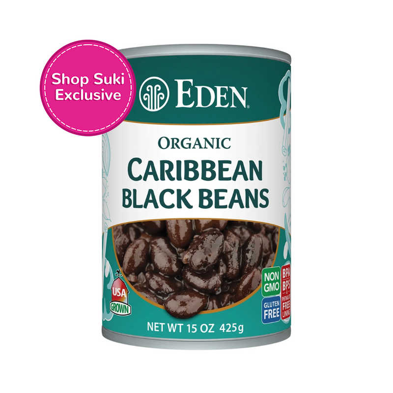 Eden Organic Caribbean Black Beans 425g