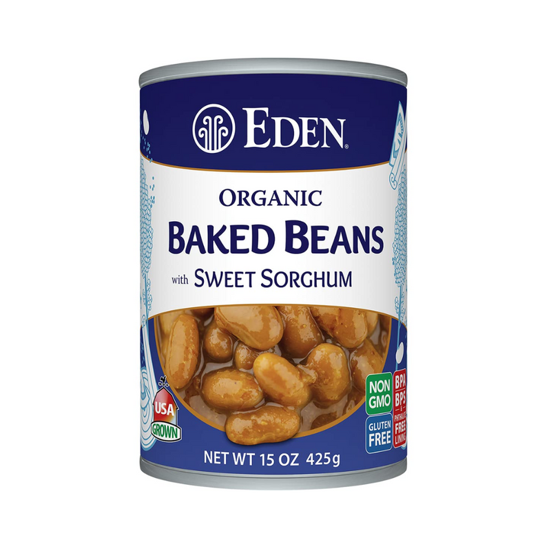 Eden Organic Baked Beans With Sweet Sorghum 425g