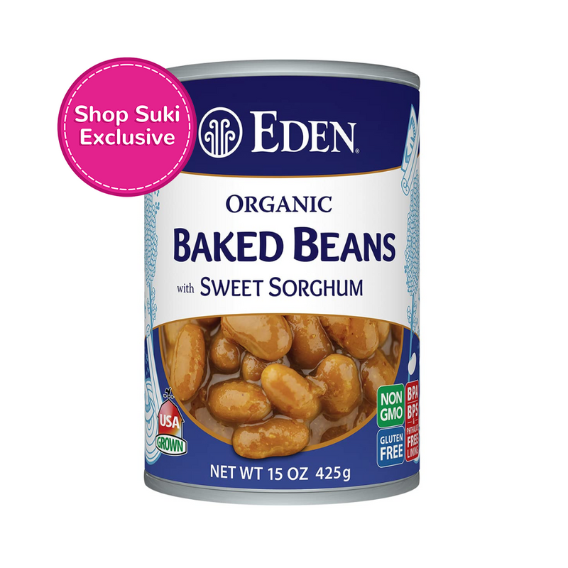 Eden Organic Baked Beans With Sweet Sorghum 425g