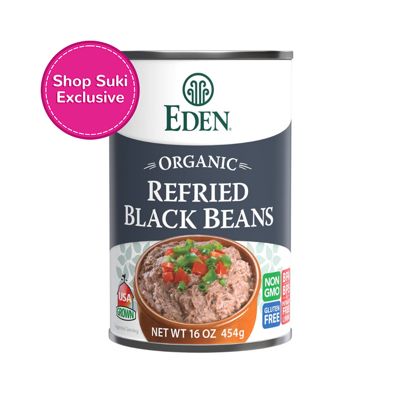 Eden Organic Refried Black Beans 454g