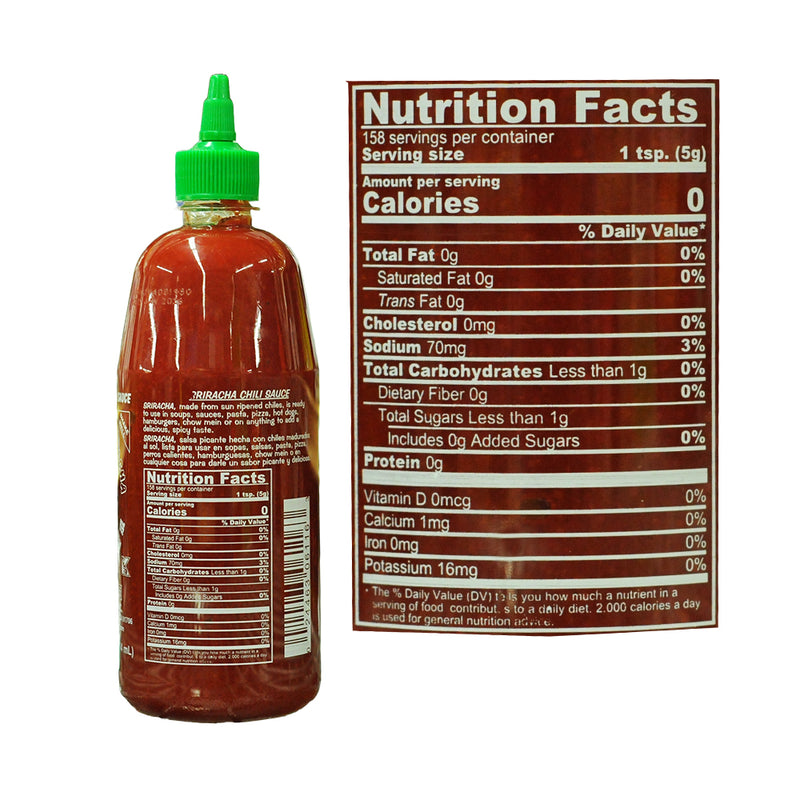 Huy Fong Sriracha Hot Chili Sauce 714ml (28oz)