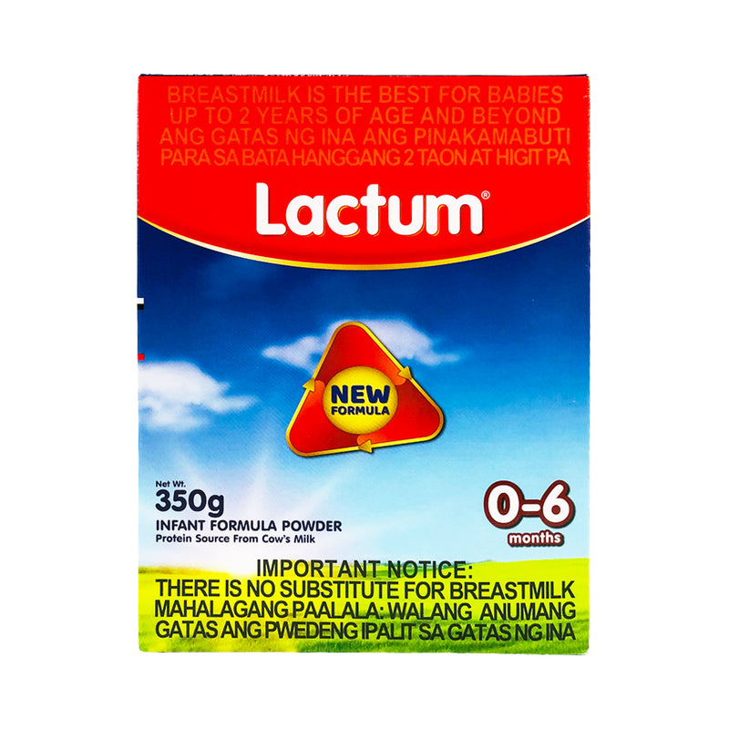 Lactum 0-6 Months Infant Formula Powder Plain 350g