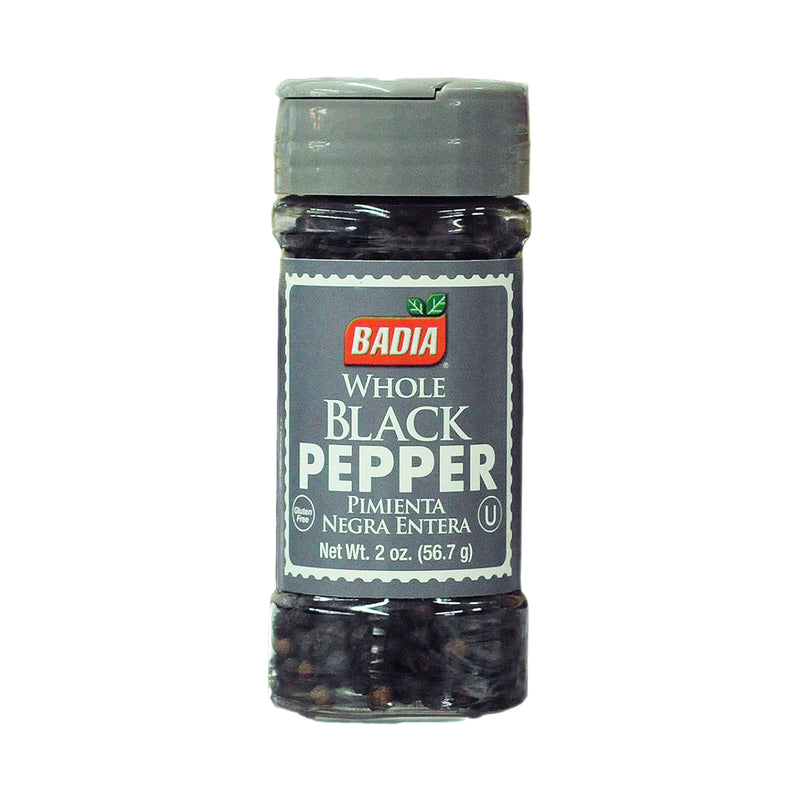 Badia Black Pepper Whole 56.7g (2oz)