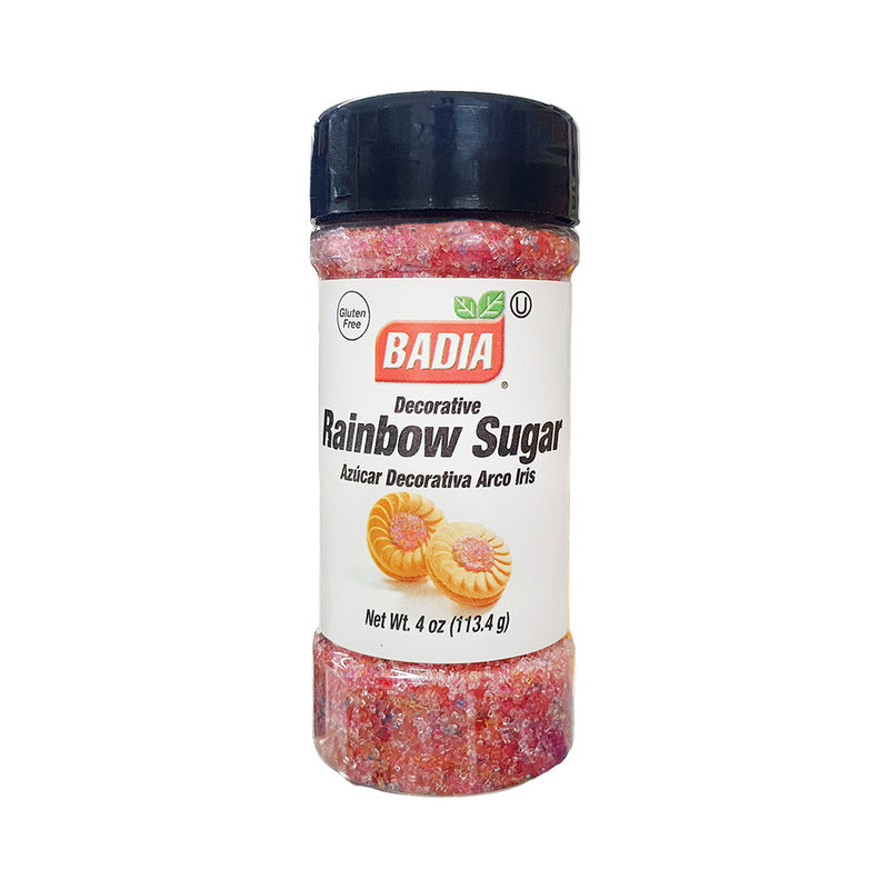 Badia Decorative Rainbow Sugar 113.4g (4oz)