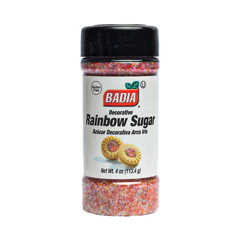 Badia Decorative Rainbow Sugar 113.4g (4oz)