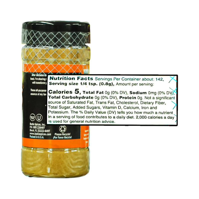 Badia AZ All Purpose Seasoning Hot Curry 113.4g (4oz)