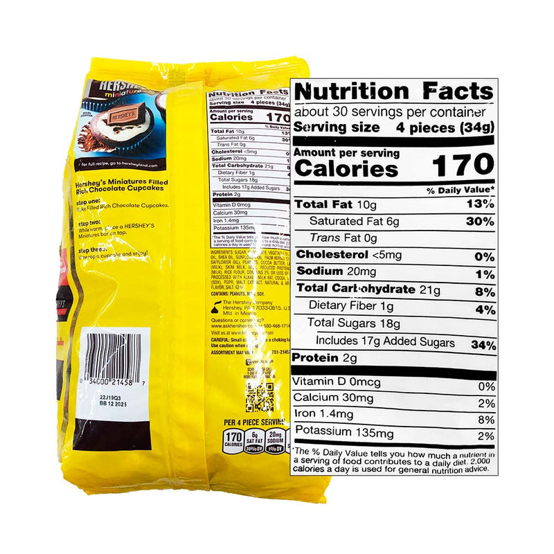 Hershey's Miniatures Chocolate Party Pack 1.01kg (35.9oz)