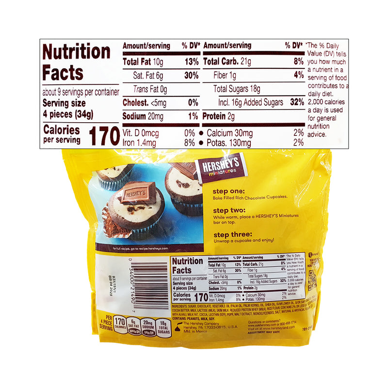 Hershey's Miniatures Chocolate 294g (10.4oz)