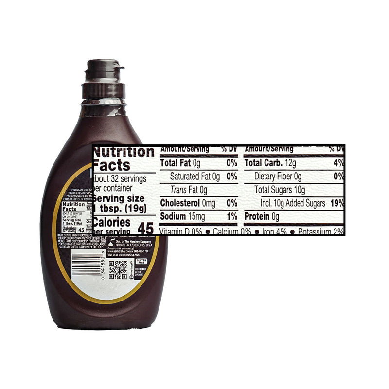 Hershey's Special Dark Chocolate Syrup 623g (22oz)