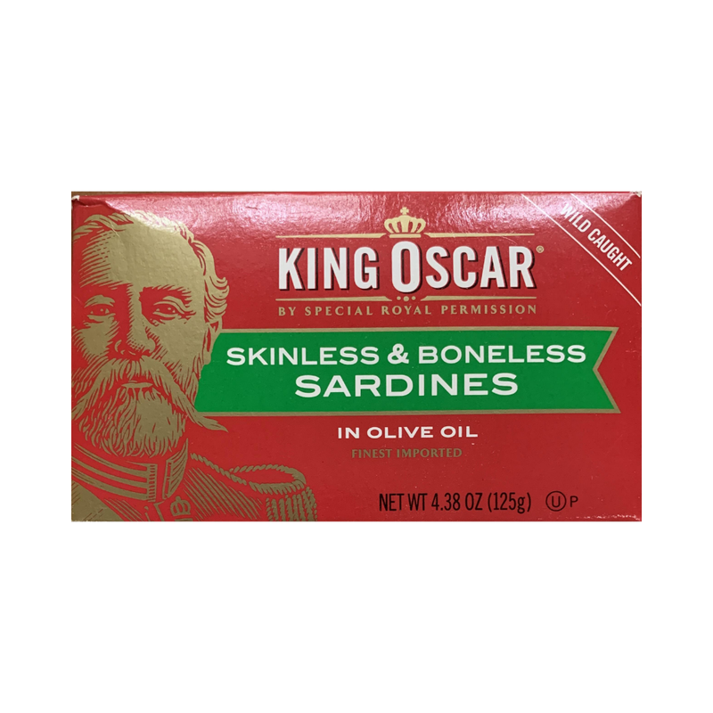 King Oscar Skinless And Boneless Sardines In Olive Oil 125g