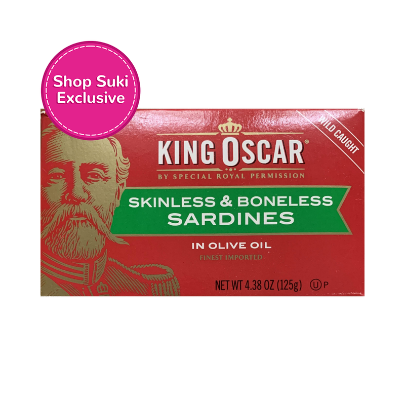 King Oscar Skinless And Boneless Sardines In Olive Oil 125g