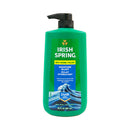 Irish Spring Moisture Blast Moisturizing Face + Body Wash 887ml