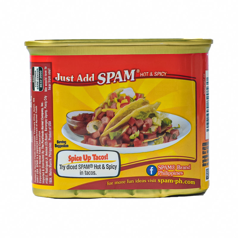 Spam Luncheon Meat Hot And Spicy 12oz