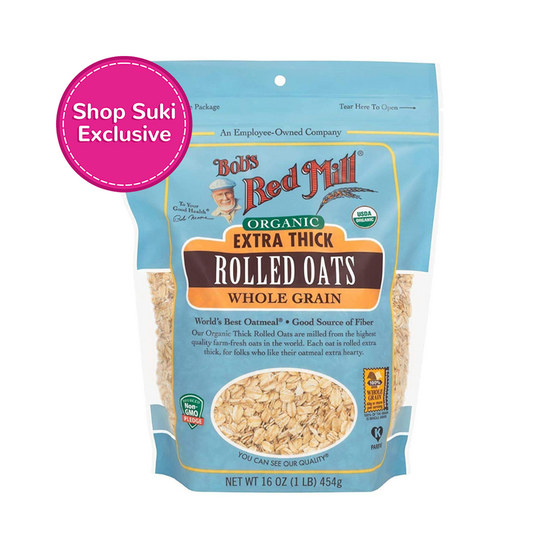 Bob's Red Mill Organic Extra Thick Rolled Oats Whole Grain 454g