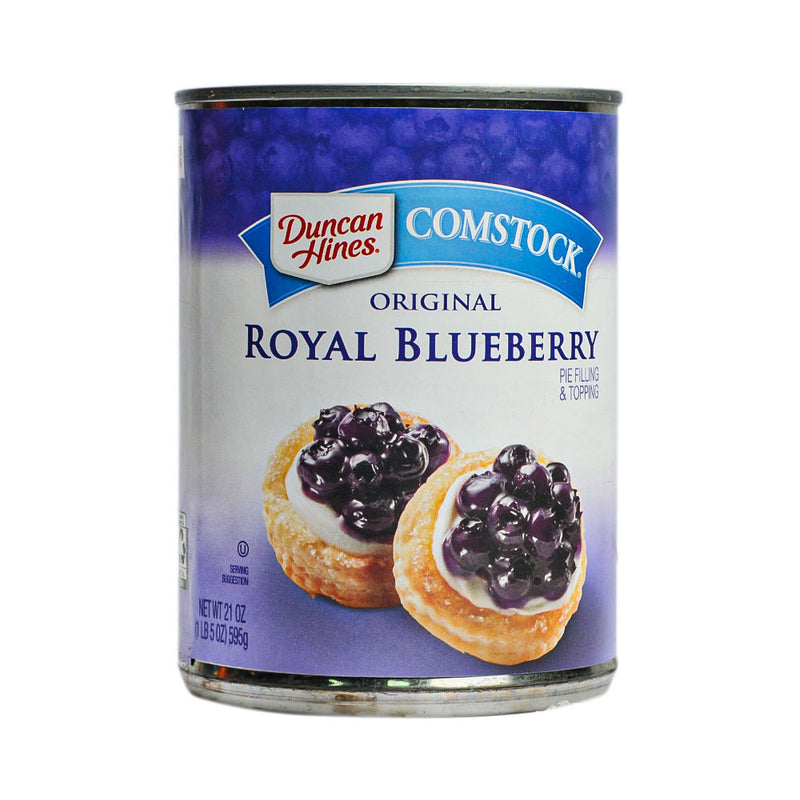 Duncan Hines Comstock Pie Filling And Topping Royal Blueberry 595g (21oz)