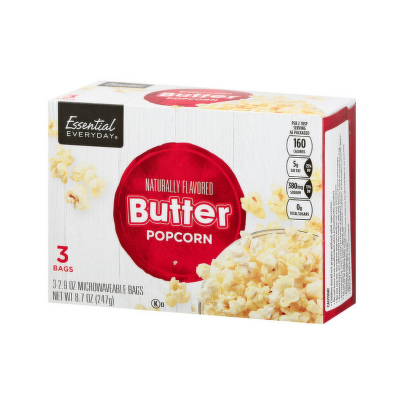 Essential Everyday Butter Popcorn 247g