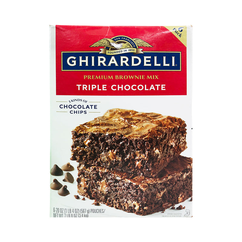 Ghirardelli Brownie Mix Triple Chocolate 3.4kg