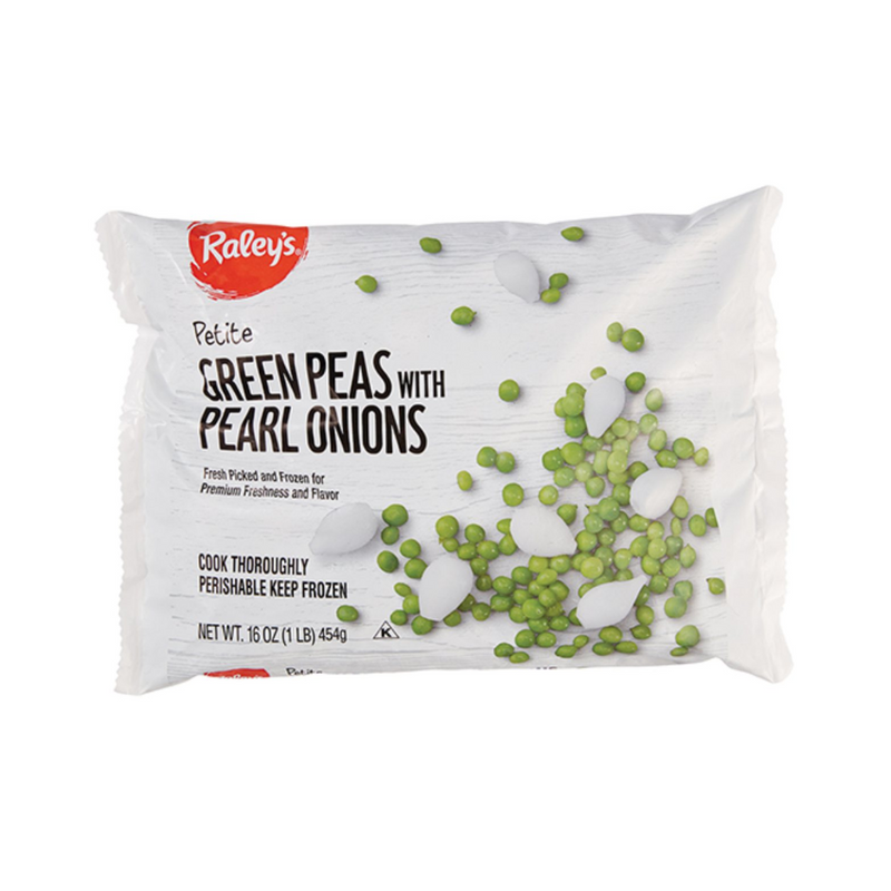 Raleys Petite Green Peas With Pearl Onions 454g