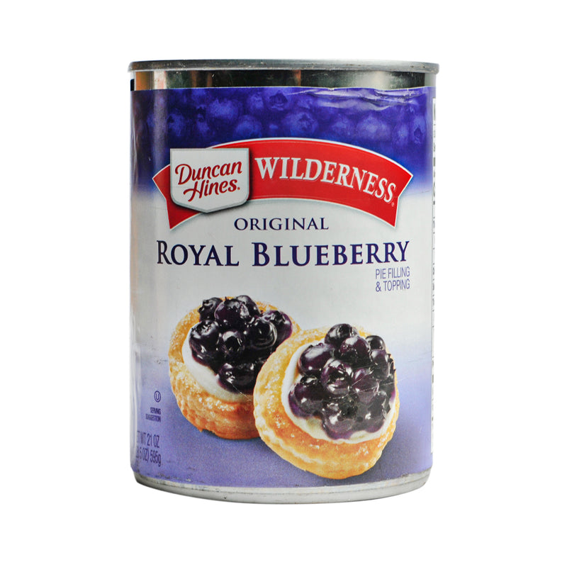 Duncan Hines Wilderness Pie Filling And Topping Royal Blueberry 595g (21oz)