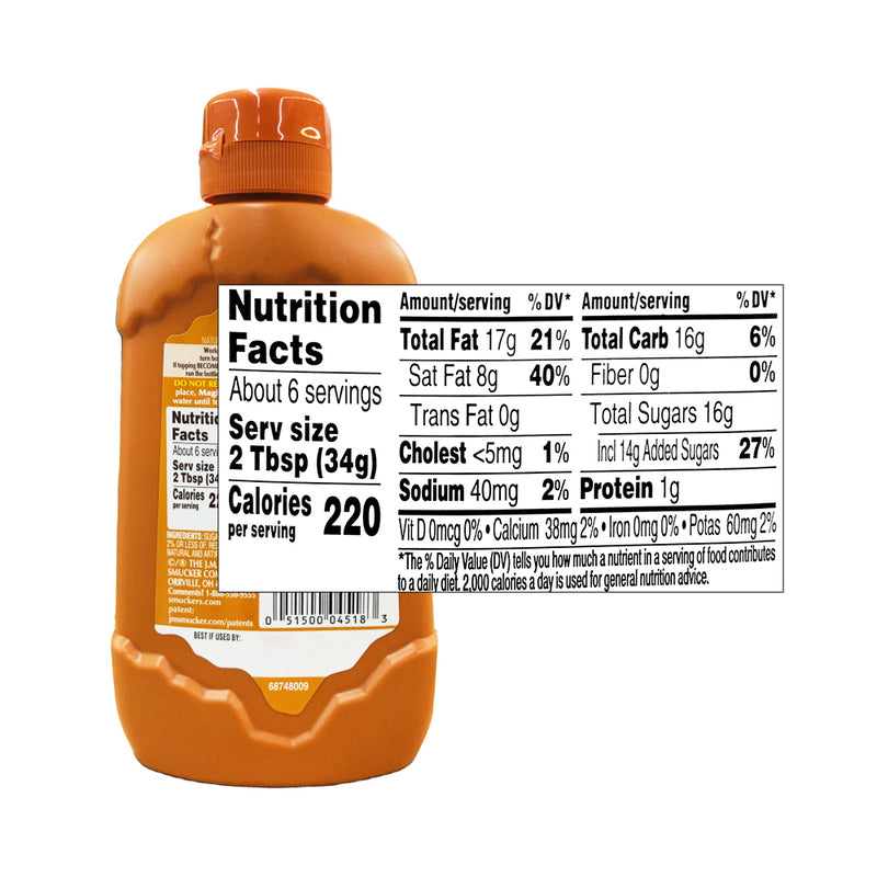 Smucker's Magic Shell Topping Caramel 206g (7.25oz)