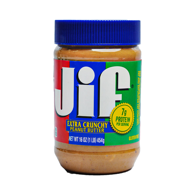 JIF Peanut Butter Extra Crunchy 454g (16oz)