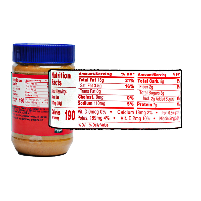 JIF Peanut Butter Extra Crunchy 454g (16oz)