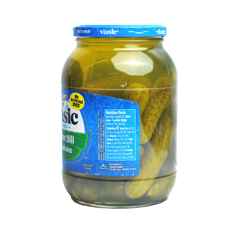 Vlasic Kosher Dill Baby Wholes 1.36L