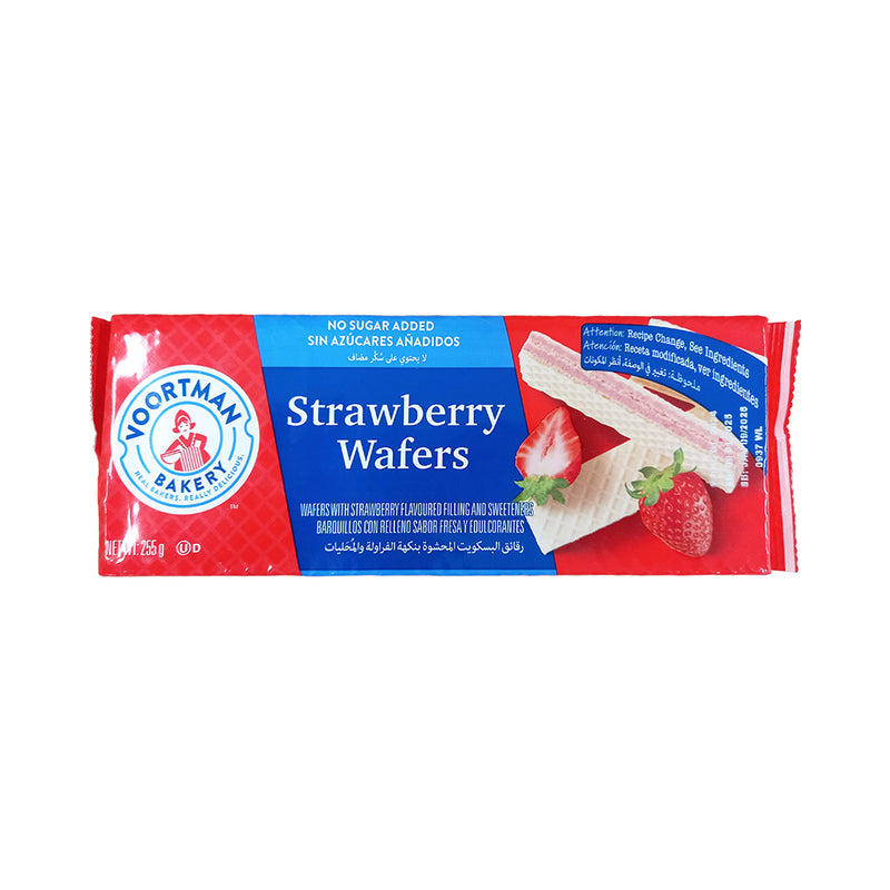 Voortman Waffers Sugar Free Strawberry 255g