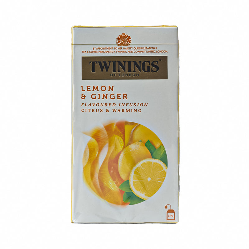 Twinings Infusion Tea Lemon and Ginger 1.5g x 25 Tea Bags