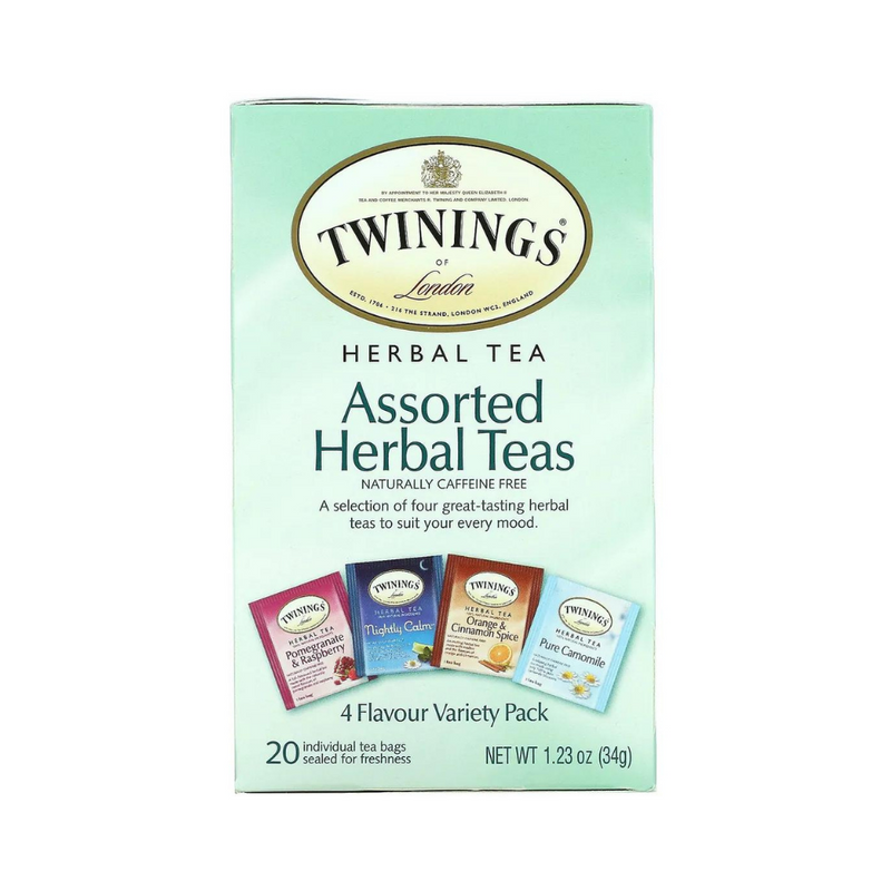 Twinings Assorted Herbal Teas 34g x 20's