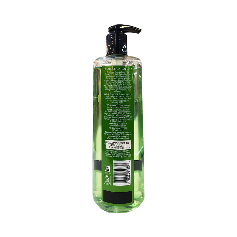 Neutrogena Rainbath Renewing Shower And Bath Gel Pear And Green Tea 473ml