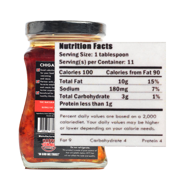 Chigas Chili-Garlic Sauce In Sesame Oil 220g