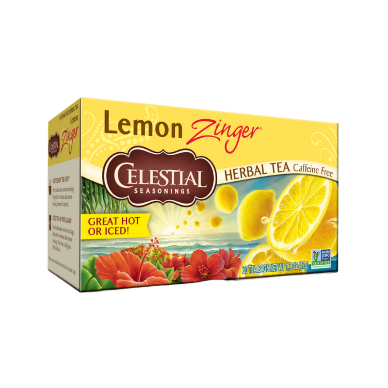 Celestial Lemon Zinger Herbal Tea 20's (47g)