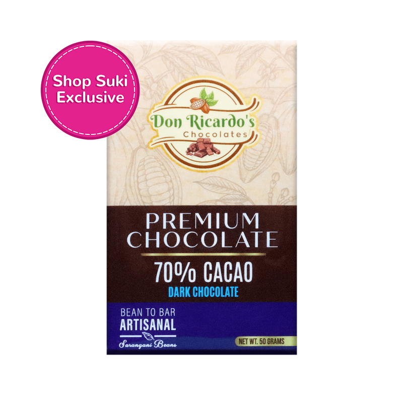 Don Ricardo's Premium 70% Cacao Dark Chocolate 50g