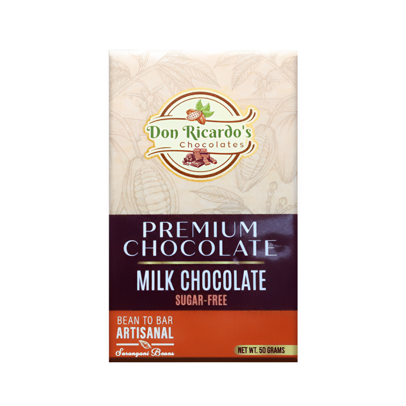 Don Ricardo's Premium Milk Chocolate Sugar-Free 50g