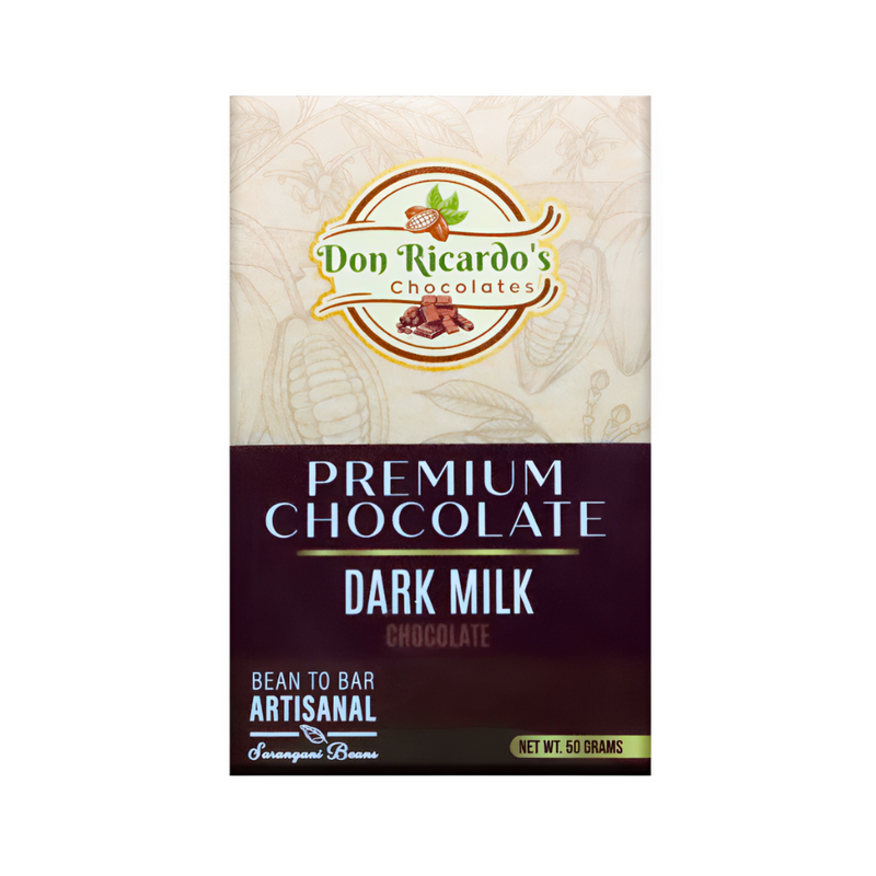 Don Ricardo's Premium Dark Milk Chocolate 50g